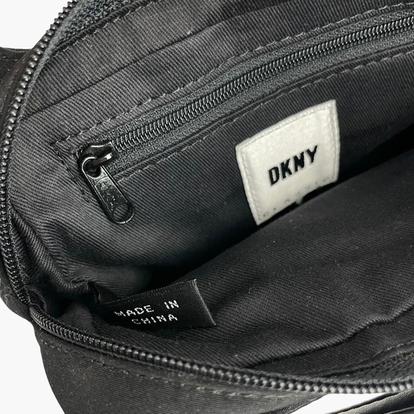 DKNY‎ Black Nylon Mini Crossbody Purse DEAD STOCK - Picture 5 of 10